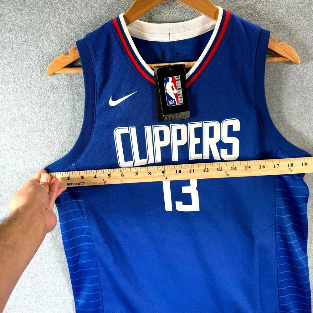 Nike Tank Top Youth L 14/18‎ Blue Dri-Fit LA Clippers Basketball Paul George #13